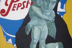 SAY-PEPSY-PLEASE,-Oil-on-canvas,200x160cm,--1999